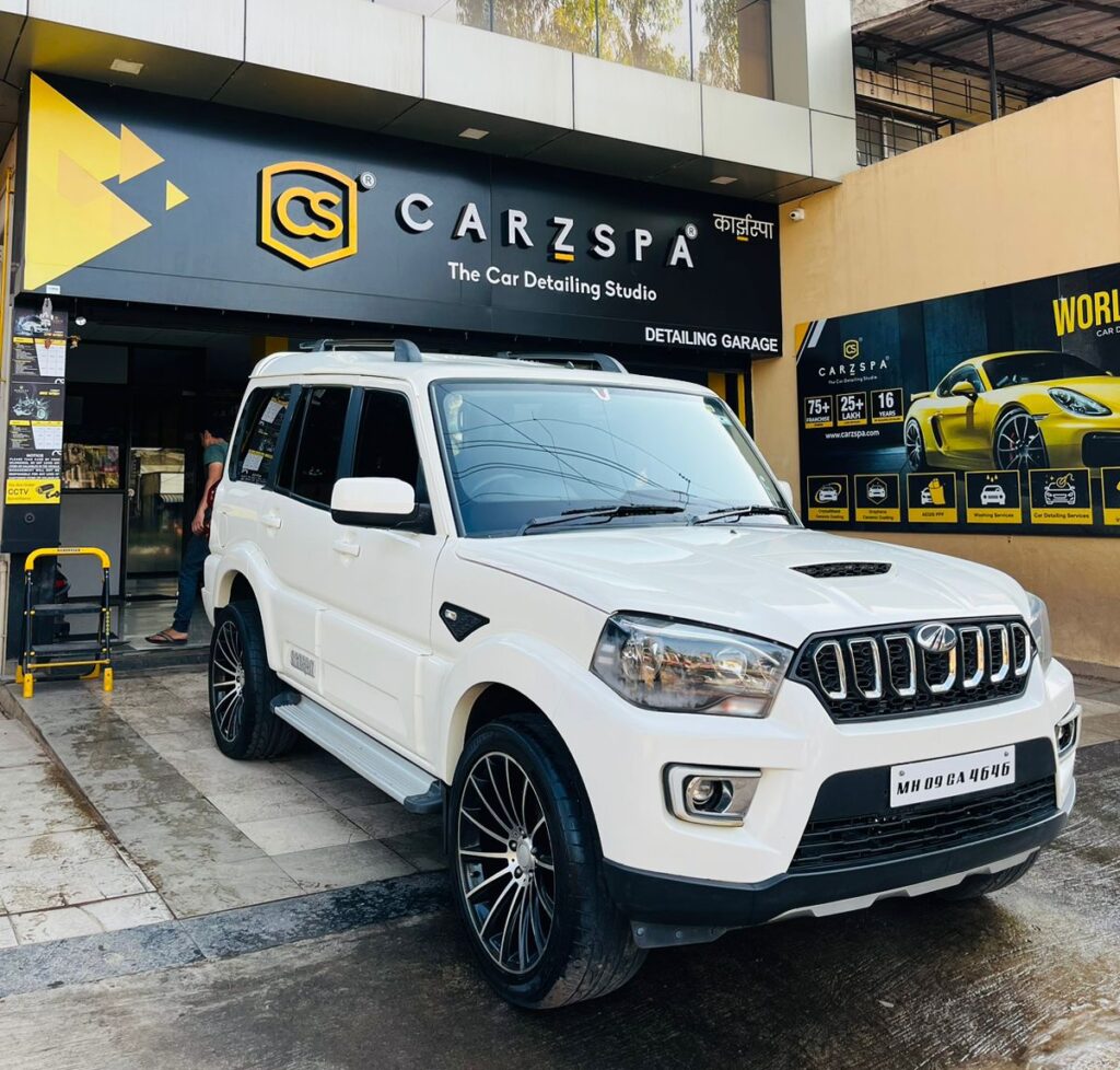 Mahindra Scorpio in Carzspa Studio