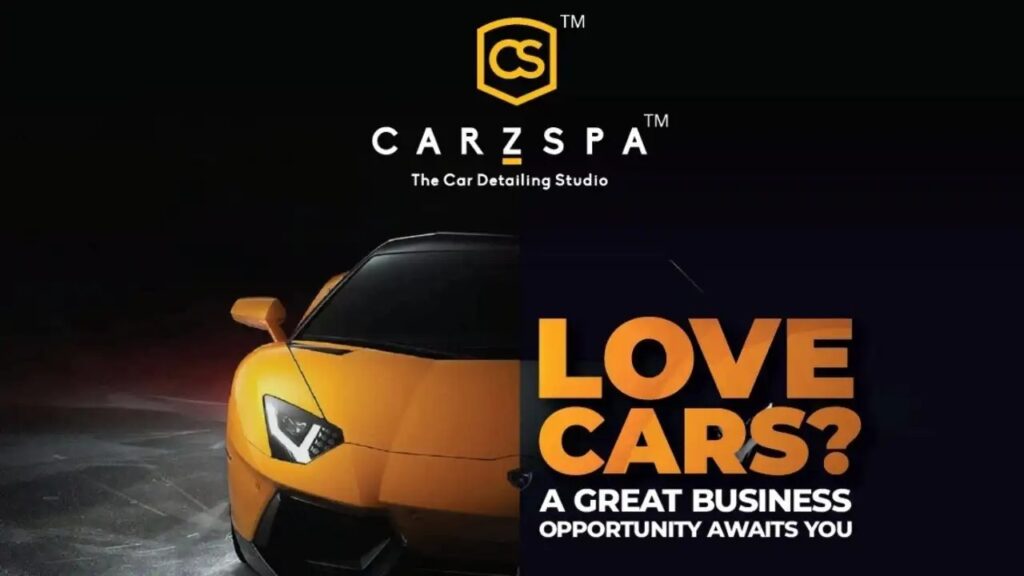 Image of a car with the text “Love cars? A great business opportunity awaits you”